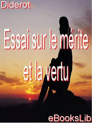 cover image of Essai sur le mérite et la vertu